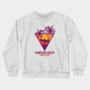 Retro Cabo San Lucas Beach Mexico Crewneck Sweatshirt